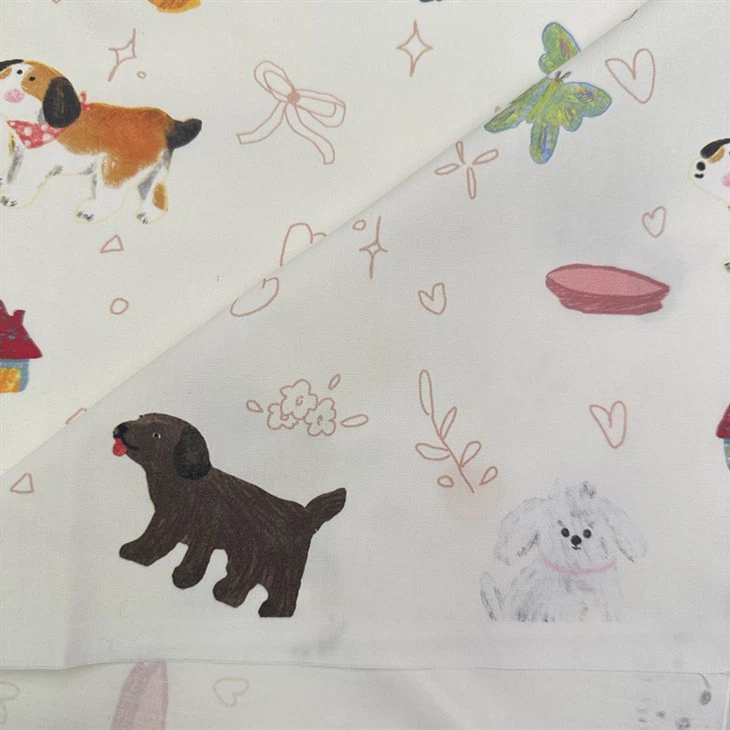 Cartoon Digital Print Kids Fabric factory