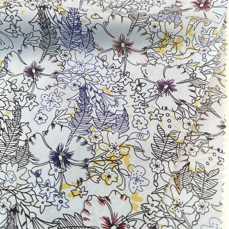 Cotton Jacquard Print Fabric factory